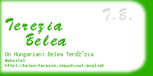 terezia belea business card